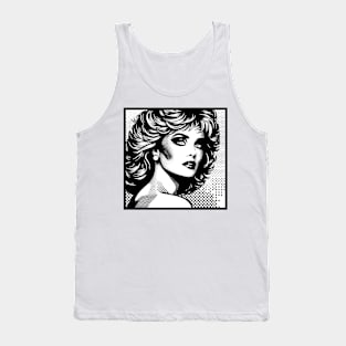 Pop Art Girl 80s Tank Top